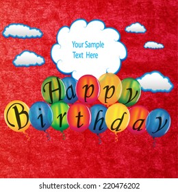 Card, Birthday Background 