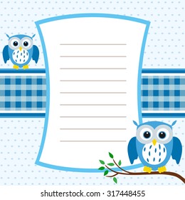 card and blue owl 