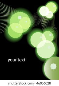 card with blur bubbles 2