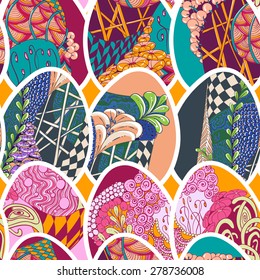 Card with border of flower elements