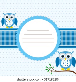 card boy owl