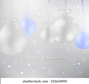 Card with bubbles holiday