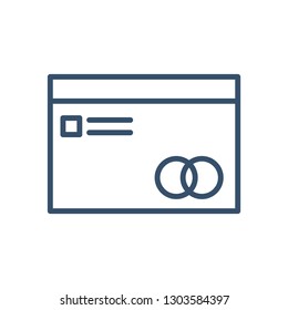 card business icon vector