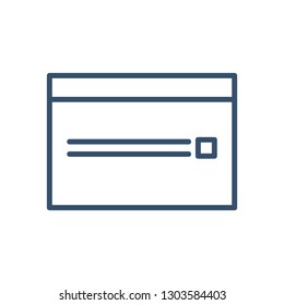card business icon vector