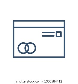 card business icon vector