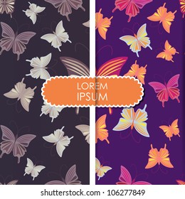 Card with butterfly