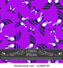 Card with butterfly