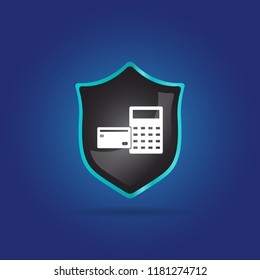 card and calculator icon