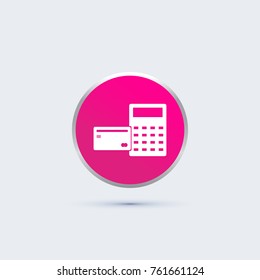 card and calculator icon