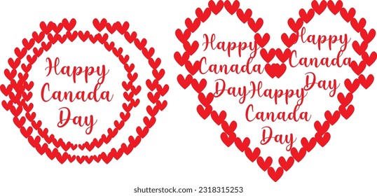 Tarjeta del Día de Canadá , diseño de fondo