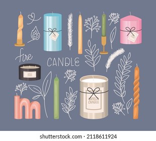 card of candle items bundle