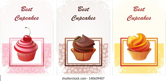 card with capcakes