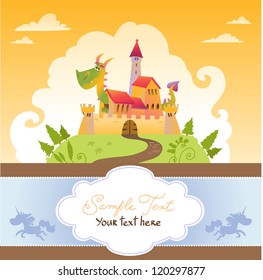 Castle Dragon Images Stock Photos Vectors Shutterstock