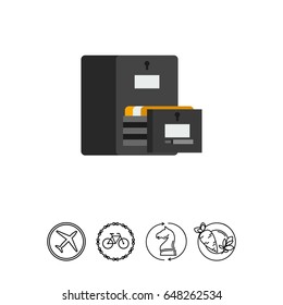 Card catalog icon