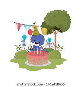 card of celebration with seal