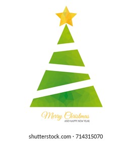 Card christmas tree