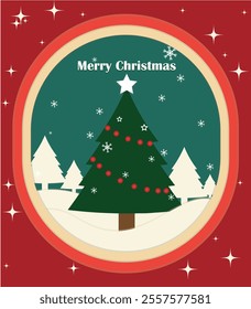 card christmas vector x-mas red holiday merry