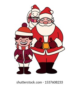 card of christmas in white background vector illustration design