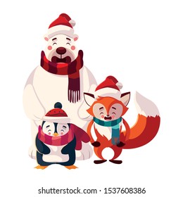 card of christmas in white background vector illustration design