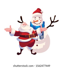card of christmas in white background vector illustration design