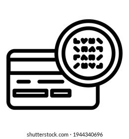 Kartensymbol. Umrisskarte, Vektorsymbol für Webdesign einzeln auf weißem Hintergrund