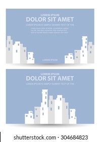 Card construction industry made a template for business and industrial companies