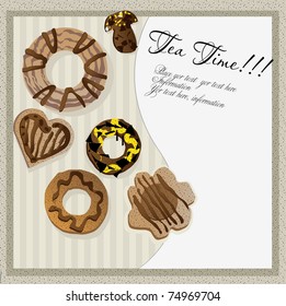 Card with cookies