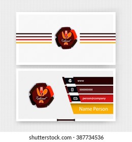 Card, Corporate identity for Restaurant