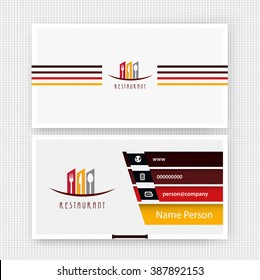 Card, Corporate identity for Restaurant