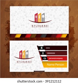 Card, Corporate identity for Restaurant