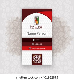 Card, Corporate identity for Restaurant