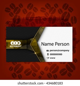 Card, Corporate identity for Restaurant