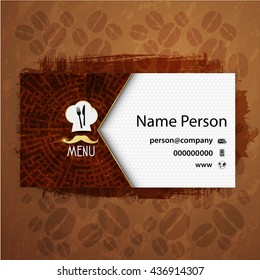 Card, Corporate identity for Restaurant