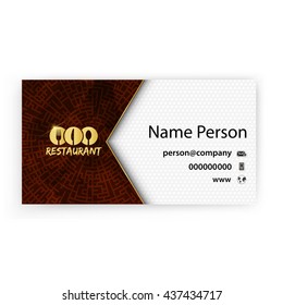 Card, Corporate identity for Restaurant