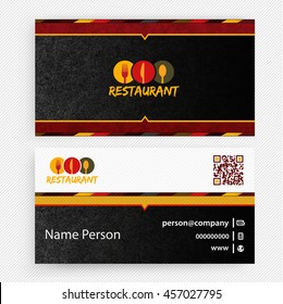 Card, Corporate identity for Restaurant