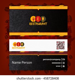 Card, Corporate identity for Restaurant