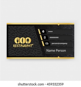 Card, Corporate identity for Restaurant