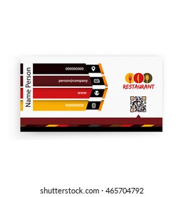 Card, Corporate identity for Restaurant