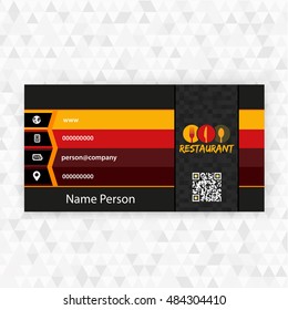 Card, Corporate identity for Restaurant