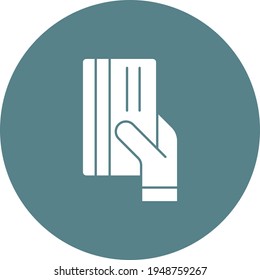 Tarjeta, tarjeta de crédito, tarjeta de crédito en imagen vectorial de icono de mano. También se puede usar para comprar y para el ecommerce. Idóneo para aplicaciones web, aplicaciones móviles y medios impresos.