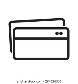 Card, credit, payment icon vector image.Can also be used for banking, finance, business. Suitable for web apps, mobile apps and print media.