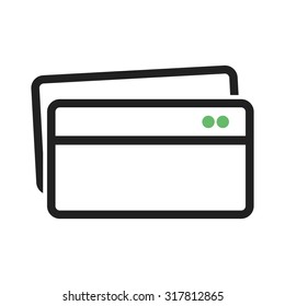 Card, credit, payment icon vector image.Can also be used for banking, finance, business. Suitable for web apps, mobile apps and print media.