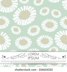 Card with dandelion
