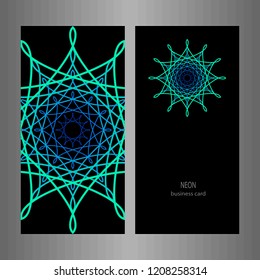 Card with decorative elements background,oriental ornate banners.