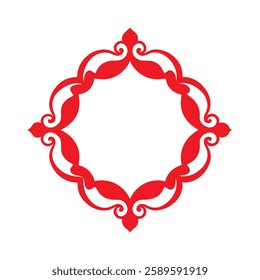 Card decorative frame design vector element.