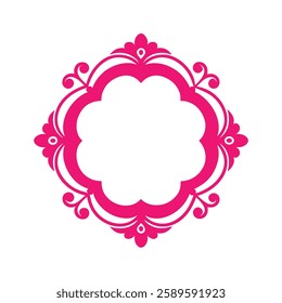 Card decorative frame design vector element.