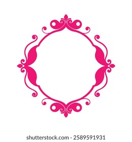 Card decorative frame design vector element.