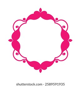 Card decorative frame design vector element.