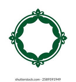 Card decorative frame design vector element.