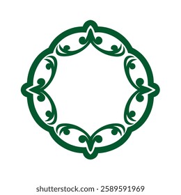 Card decorative frame design vector element.